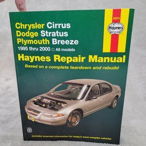 Haynes 25015 Chrysler Cirrus Dodge Stratus Plymouth Breeze Repair Manual 95-00